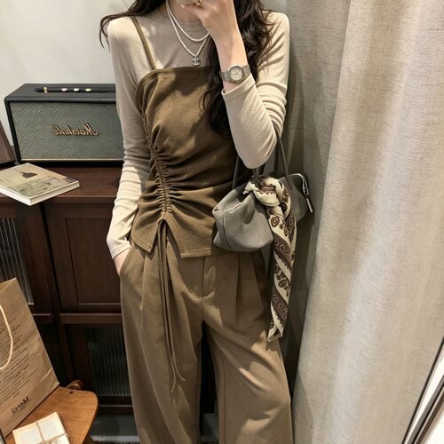 2026秋季T恤休闲裤套装女