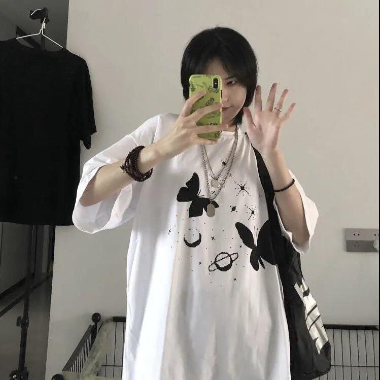 夏装日系短袖t恤女韩版宽松设计感小众上衣ins潮复古百搭学生半袖