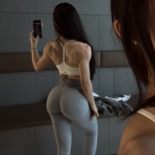 女高弹力紧身提臀裤 蜜桃臀健身裤 运动训练 高腰瑜伽裤 JOKA家原创