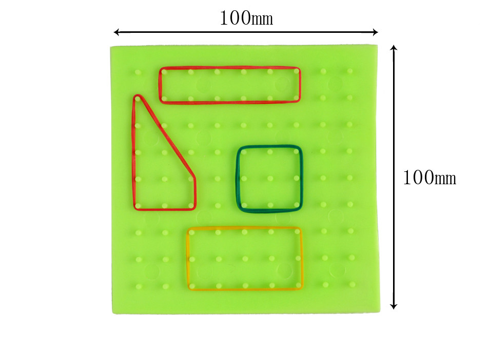 小学幼儿数学教材教具学具盒人教版手工小制作小孩儿童自制钉子板