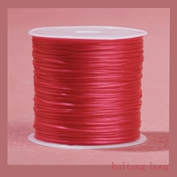 [Бегония красная] Один рулон - высокая эластичность и долговечность, бесплатная тяга для бисероплетения + мастер-класс по бисероплетению