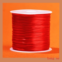 [Красный] Один рулон — высокоэластичный и прочный, бесплатная тяга для бисероплетения + руководство по бисероплетению.