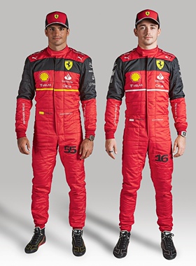 专业F1法拉利车队连体赛车服 freem进口nomex面料带FIA全息激光码