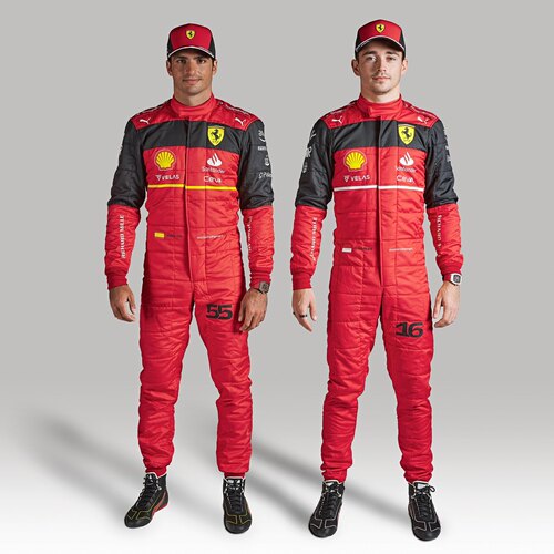 专业F1法拉利车队连体赛车服 freem进口nomex面料带FIA全息激光码