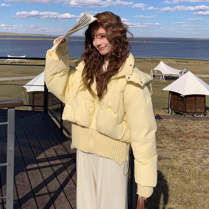 2205新款C257-662鸭绒羽白绒服女