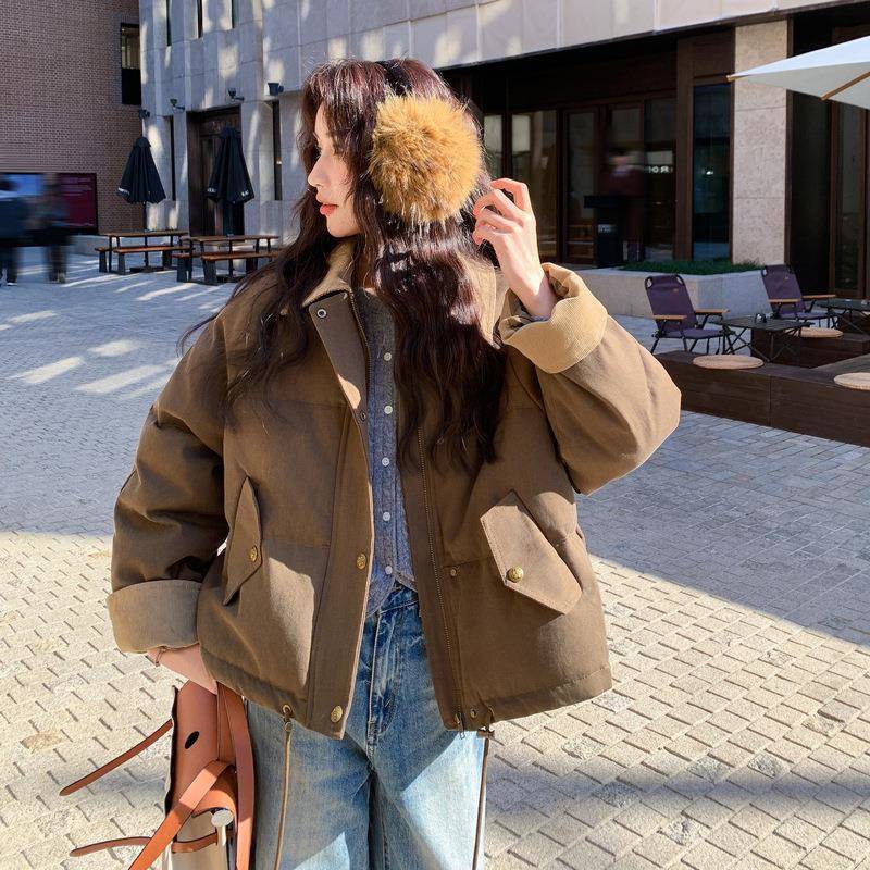 羽90拼C215-120接规翻领保暖绒服25常季冬新款