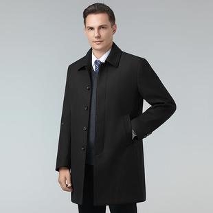 士休闲外套 尚风加衣冬季 中年男新款 中长羽OSG绒服男厚保暖脱时款