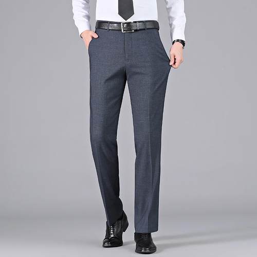 秋尚季新款薄休闲2201-P裤男士款长裤中青年韩版时直免烫筒男裤