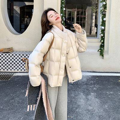 新款款小个绒子c012-610短羽 服