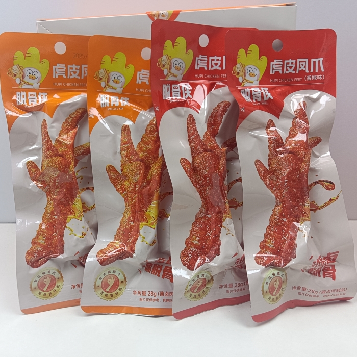 脱骨侠虎皮凤爪香辣酱卤味零食