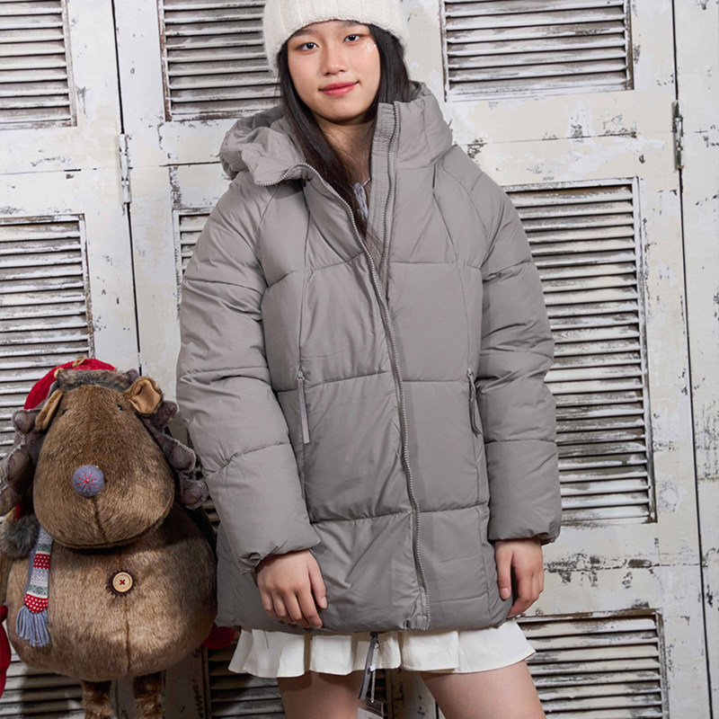 韩版时尚气质棉服外套女冬季新款中长款加厚保暖小个子泡芙棉衣潮