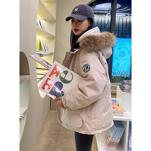 短款棉服派克服女冬季2024新款爆款小个子工装高级感学生加厚外套