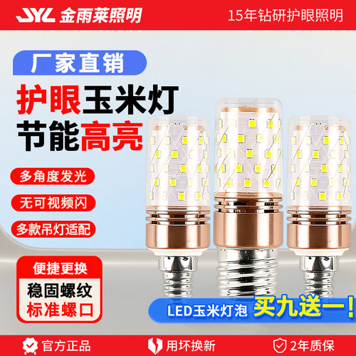 大小玉米节能暖白12wled灯泡