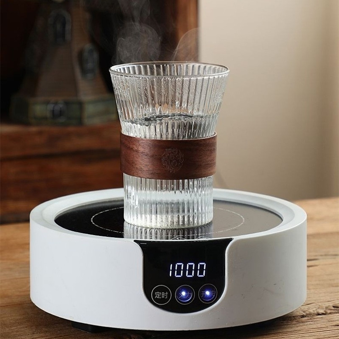 耐热玻璃杯隔热茶杯320ML男女家用水杯办公室咖啡杯杯个人专用杯