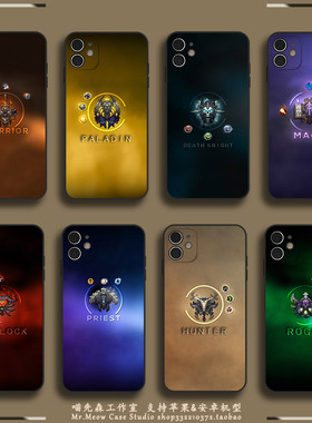 术士WOW魔兽世界XR适用iPhone11/12/13/14苹果15Pro全包XsMax防摔手机壳华为荣耀OPPO小米VIVO安卓硅胶保护壳