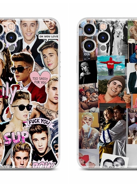 贾斯汀比伯JustinBieber手机壳适用于苹果16/15/14/13/12/11华为荣耀OPPO小米一加VIVO三星魅族