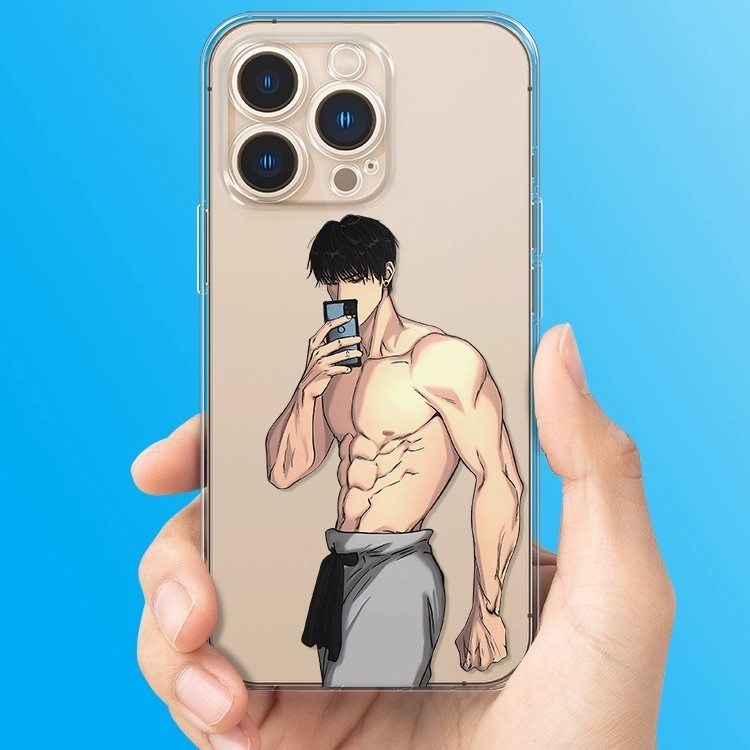 适用苹果15promax手机壳新款iphone14高级感13pro自拍腹肌男12少年11个性8plus性感7全包x硅胶xs保护xr套max