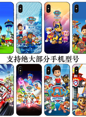 PAW Patrol同款汪汪队立大功手机壳适用苹果14pm华为nova6se9小米vivoIQOO8Y17一加9R真我realmeGTneo2T10pro