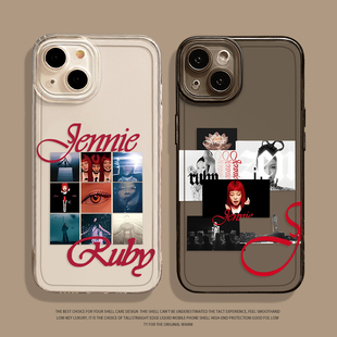jennie同款手机壳适用苹果16华为mate60pro金珍妮iphone15专辑pura70小米14周边iqoo13应援oppo红米vivo荣耀