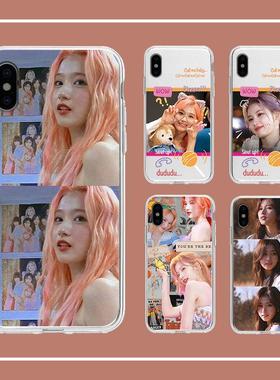 TWICE手机壳凑崎纱夏适用SANA华为韩团mate70/P70/50/40黑色nova12se/11/8/7/9/10/pro+/PURA/plus苹果畅享70