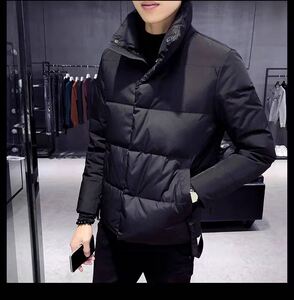 男士棉衣冬季黑红立领外套男女棉服81025图片
