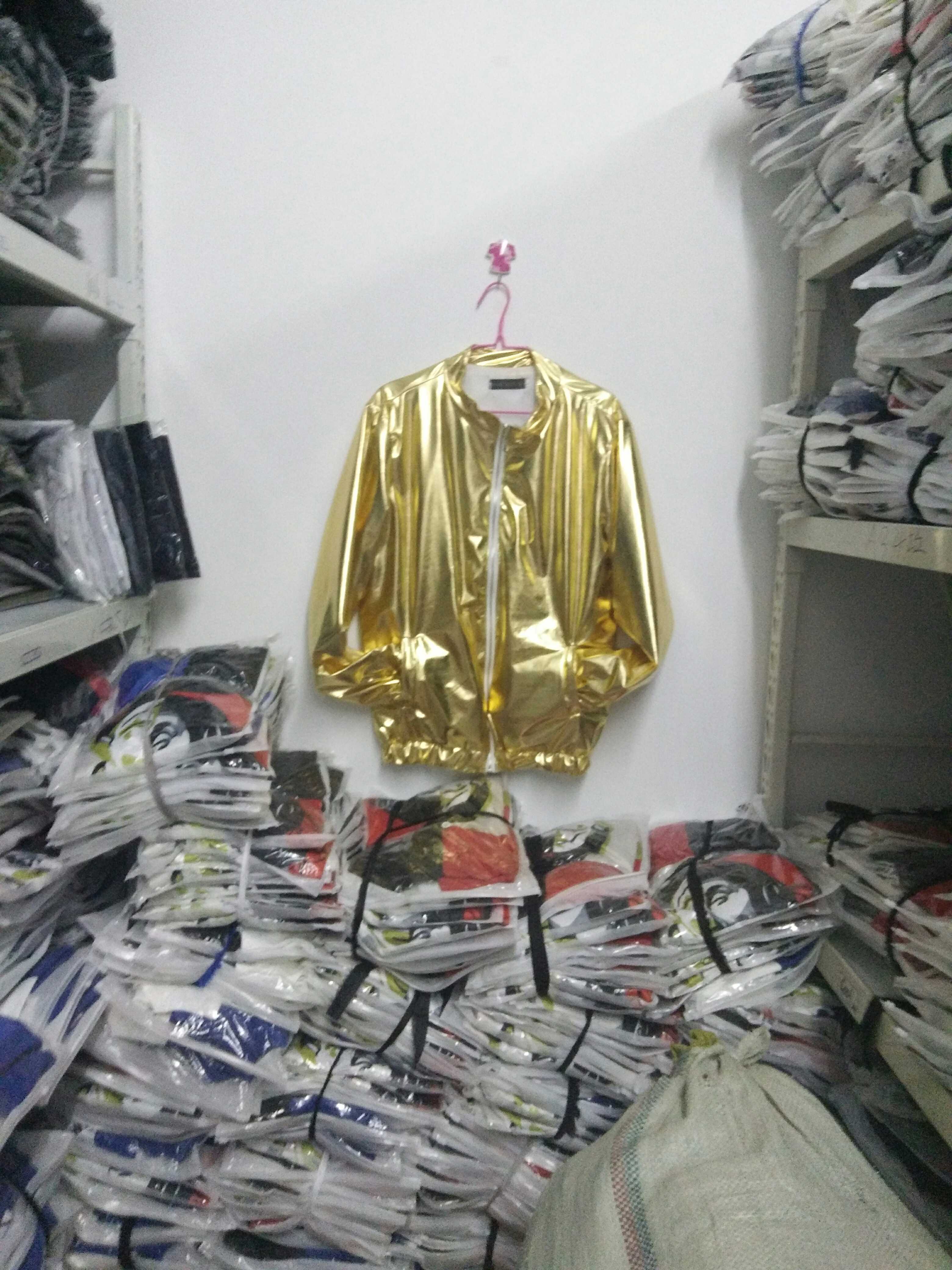 情女亮面夹克小亮妹小帅哥中学生大学生装，青春流行亮面装P50,男装夹克,星座1804