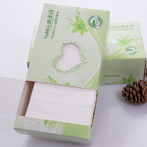 叶美诗平纹洁面巾80片