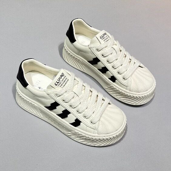 悦薇高品质女鞋厚底饼干小白鞋女百搭板鞋潮贝壳头透气运动休闲鞋,女鞋,休闲板鞋,淘宝优惠券,粉丝福利购,淘宝优惠卷