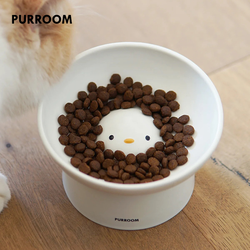 PURROOM汤圆陶瓷猫碗宠物碗狗碗