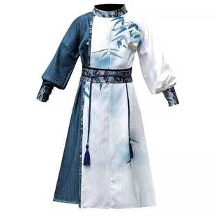 男童汉服宋朝服装武侠风公子服小少爷男孩儿童古装江湖剑客演出服