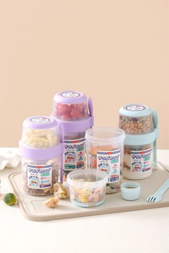 出口日单！多用双层保鲜杯！蔬菜沙拉便当盒外带便携式