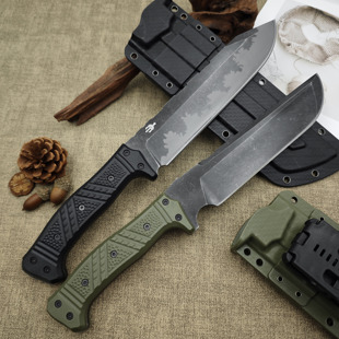 厨房砍骨刀求生刀砍柴刀露营野炊山开路刀高硬度排障刀户外刀野外