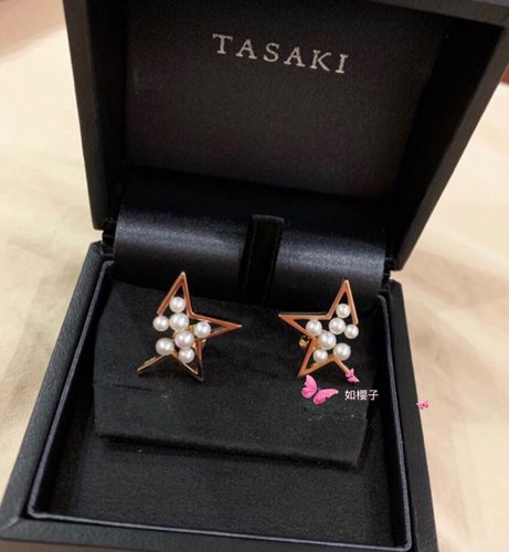 TASAKI田崎耳钉代购塔思琦樱花