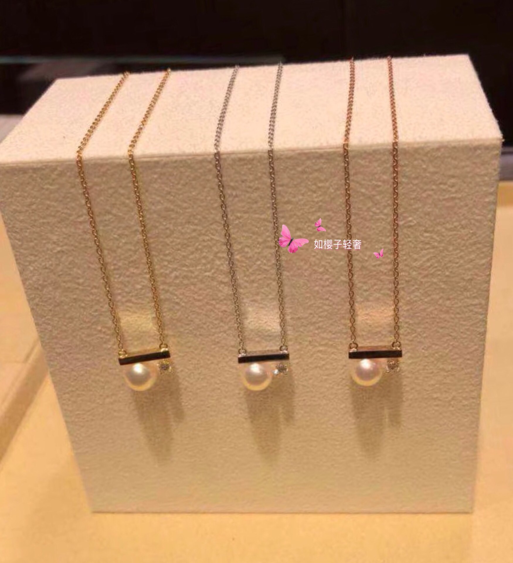 tasaki塔思琦akoya海水珍珠项链