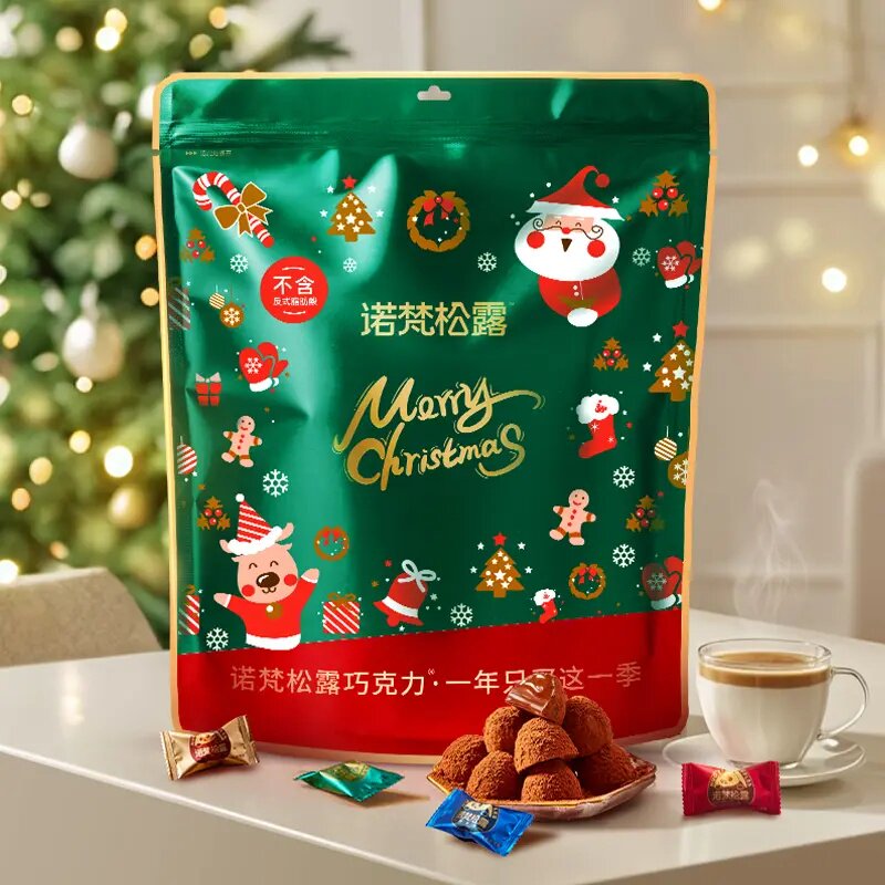诺梵经典松露巧克力礼袋装228g~500g圣诞节送礼物年货零食大礼包,零食/坚果/特产,巧克力制品,淘宝优惠券,粉丝福利购,淘宝优惠卷