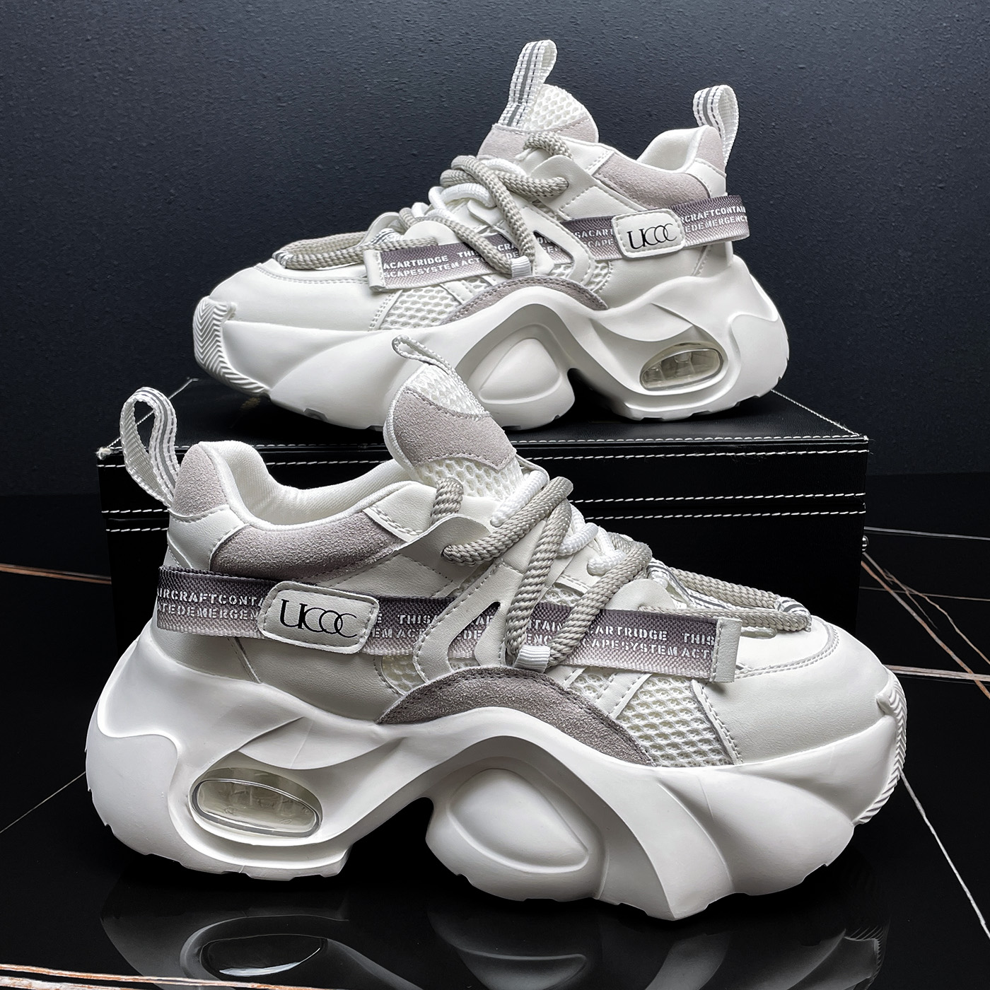 软底轻便老爹鞋男款百搭运动鞋