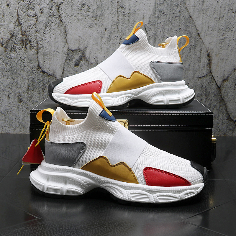 2025夏季新款马丁靴时尚拼色潮鞋