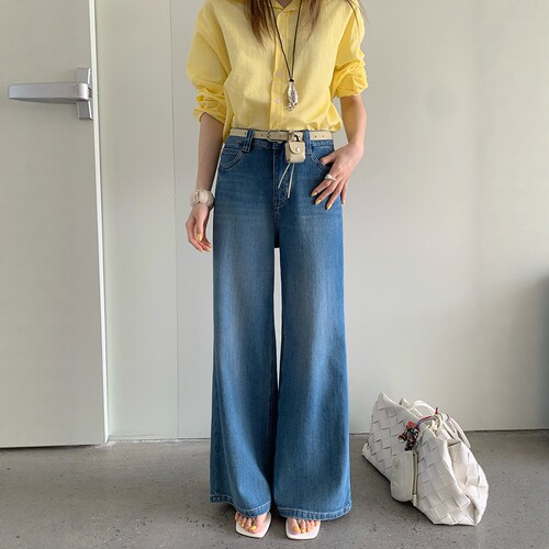 BEKISS品牌春夏阔腿喇叭裤6975