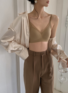 【3D水光肌】裸感无痕内衣女微聚拢收副乳防下垂无钢圈薄款文胸罩