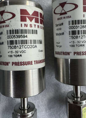 MKS 750B12TCD2GA 100TORR 真空计 压力感测器议价