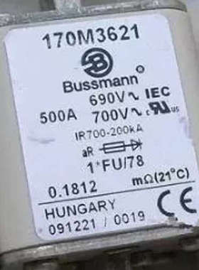 BUSSMANN熔断器170M3616/3617/3618/3619/3620/3621/3622/3623