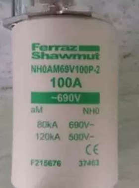 Ferraz Shawmut熔断器NH0AM69V100P-2 100A 690V aM NH0