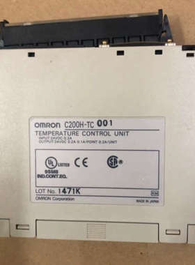 PLC C200H-TC001 9.9新 原装正品 质保一年 全新未拆封