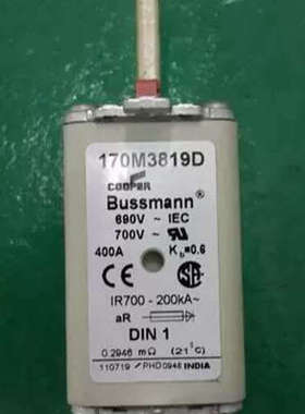 Bussmann熔断器170M3819D 170M1559D 16A 400A 690V aR