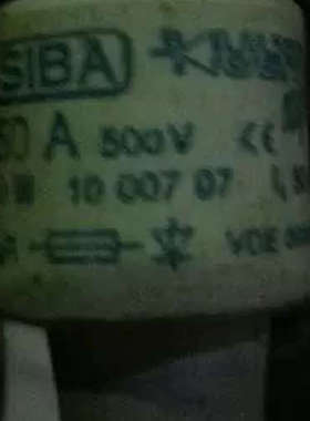 SIBA D型快熔1000707 50A 500V DIII E33 gR