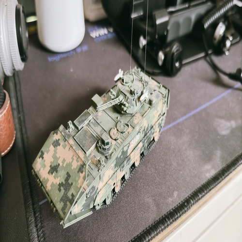UNISTAR中国陆军ZBD-05式两栖装甲步兵战车丛林数码 成品模型1/72