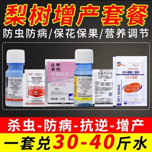 梨树专用套餐农药杀虫剂锈病菌清杀菌保花保果开花前花期用药肥料