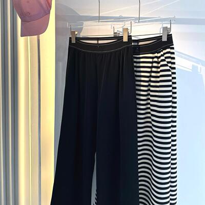 北美A家Suit up运动休闲阔腿西裤条纹健身瑜伽长裤遛弯慵懒松弛感