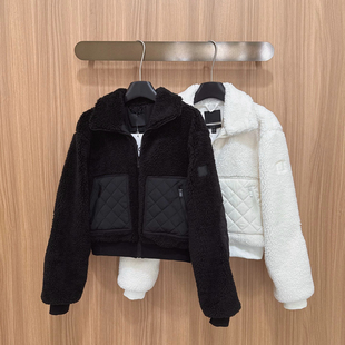 SYARURU北美A家Foxy Sherpa羊羔毛保暖连帽运动外套老钱风斯拉夫