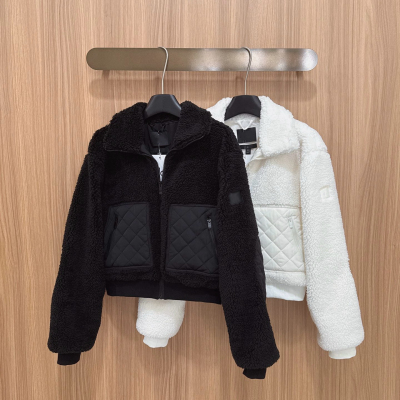 SYARURU北美A家Foxy Sherpa羊羔毛保暖连帽运动外套老钱风斯拉夫